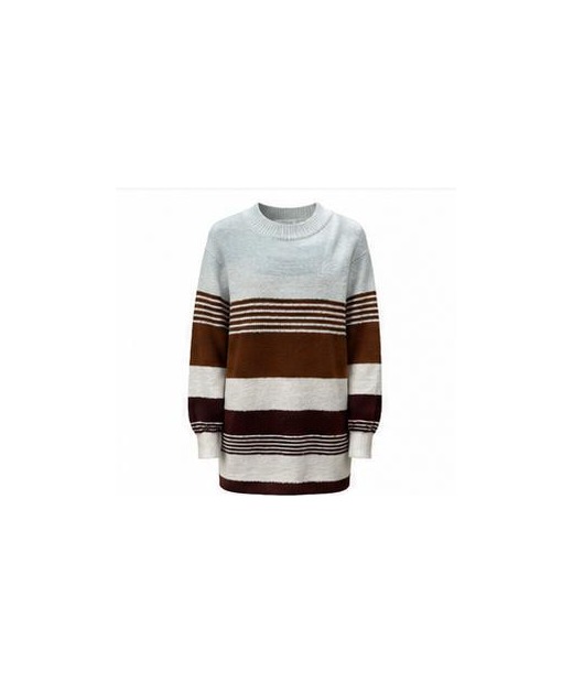 Striped knit dress